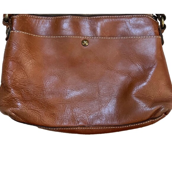 Patricia Nash Avellino Brown Leather Crossbody Bag - Picture 5 of 11